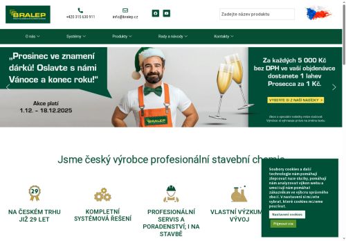 BRALEP s.r.o. nabízí práci na pozici Manipulační dělníci ve výrobě v obci Ledčice