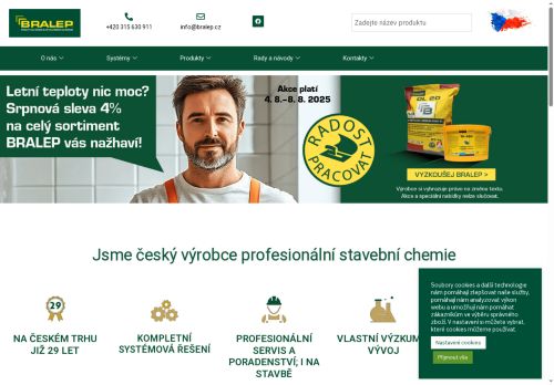 BRALEP s.r.o. nabízí práci na pozici Manipulační dělníci ve výrobě v obci Ledčice