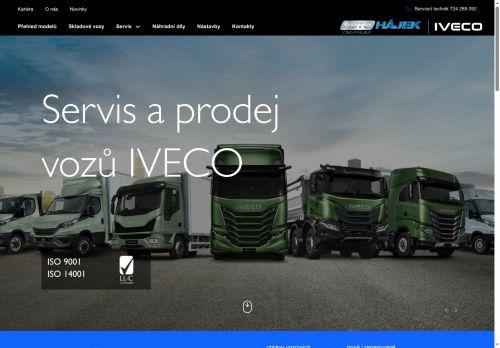 Webové stránky AUTOCENTRUM HÁJEK, spol. s r.o., Týnec nad Labem