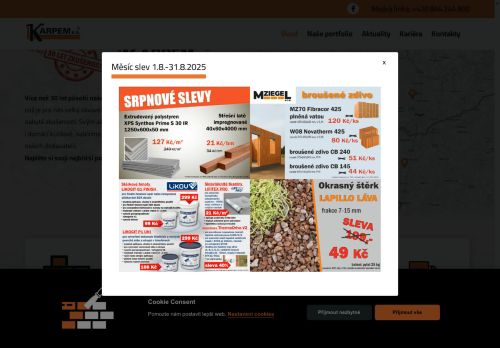 KARPEM a.s. nabízí práci na pozici Skladník v obci Přeštice