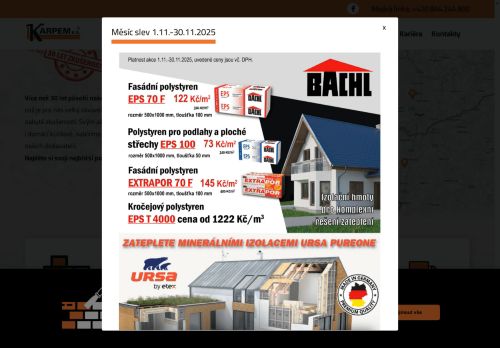 KARPEM a.s. nabízí práci na pozici Řidič vnitrostátní  dopravy na nákladní vozidlo s hydraulickou rukou v obci Klatovy