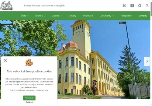 Webové stránky Základní škola Slaný, Politických vězňů 777, okres Kladno, Slaný