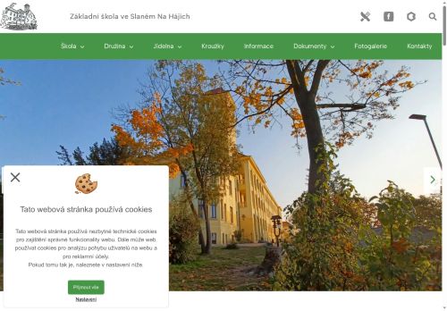 Webové stránky Základní škola Slaný, Politických vězňů 777, okres Kladno, Slaný