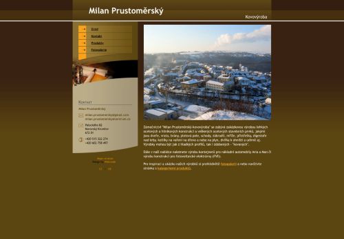 Zobrazit webové stránky Milan Prustoměrský