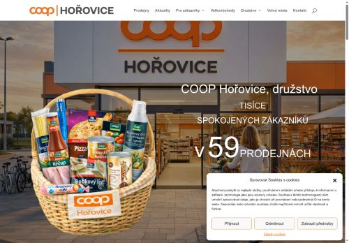 COOP Hořovice, družstvo nabízí práci na pozici Prodavač/prodavačka v obci Holoubkov