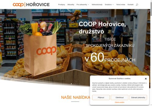 COOP Hořovice, družstvo nabízí práci na pozici Prodavač/ka v obci Hostomice