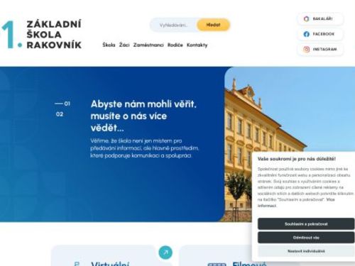 1. základní škola, Rakovník, Martinovského 153