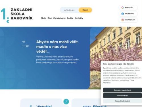 1. základní škola, Rakovník, Martinovského 153