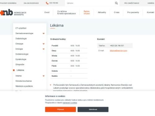 Lékárna Nemocnice Brandýs nad Labem