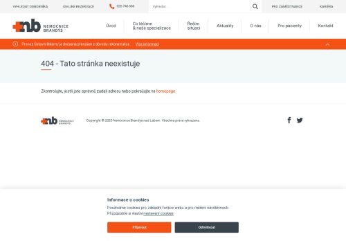 Zobrazit webové stránky Ortopedie Nemocnice Brandýs nad Labem
