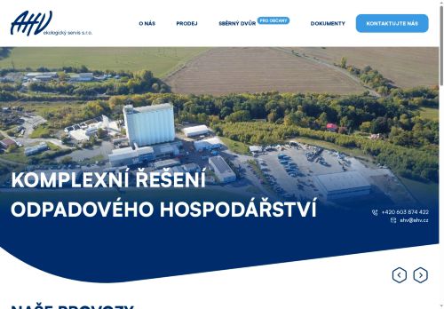 AHV ekologický servis, s.r.o. nabízí práci na pozici Řidič/ka v obci Strančice