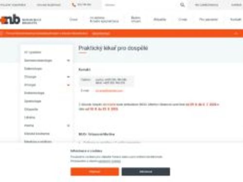 Praktický lékař pro dospělé - Nemocnice Brandýs nad Labem - MUDr. Martina Urbanová
