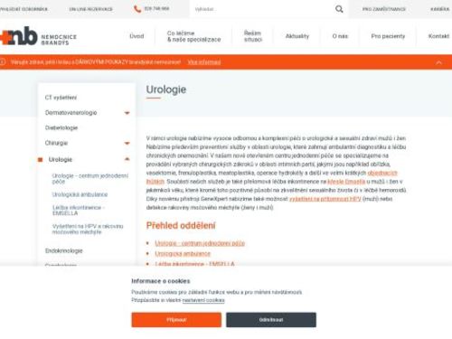 Urologie Nemocnice Brandýs nad Labem