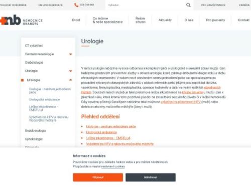 Urologie Nemocnice Brandýs nad Labem