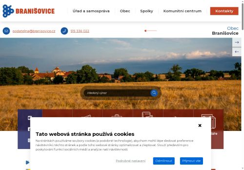 Zobrazit webové stránky Obecní úřad Branišovice