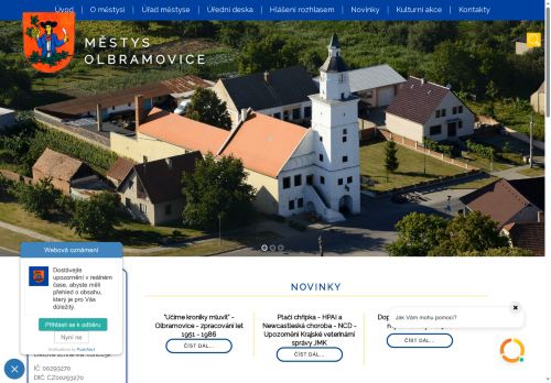 Zobrazit webové stránky Úřad městyse Olbramovice