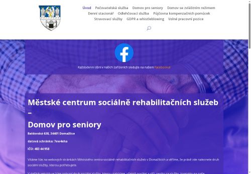 Městské centrum sociálně rehabilitačních služeb - domov pro seniory nabízí práci na pozici všeobecná sestra v obci Domažlice