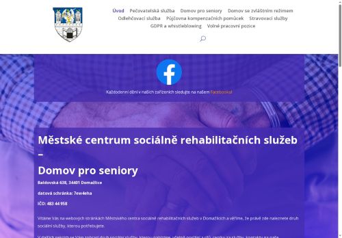Městské centrum sociálně rehabilitačních služeb - domov pro seniory nabízí práci na pozici všeobecná sestra v obci Domažlice