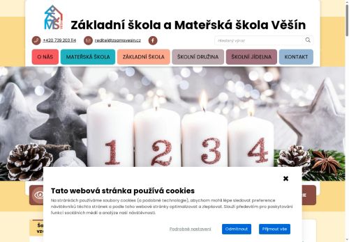 Základní škola a Mateřská škola Věšín, okres Příbram nabízí práci na pozici Učitel v obci Věšín
