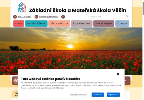 Základní škola a Mateřská škola Věšín, okres Příbram nabízí práci na pozici Asistent pedagoga ZŠ - zkrácený úvazek 30 hod v obci Věšín