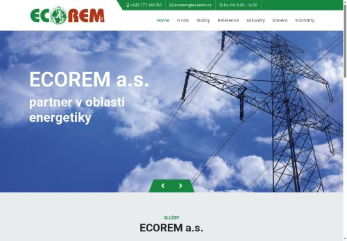 ECOREM a.s. nabízí práci na pozici POMOCNÝ DĚLNÍK (M/Ž) v obci Jemnice