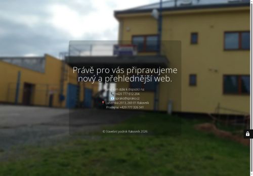 Stavební podnik spol. s r.o. nabízí práci na pozici Zedník (m/ž) v obci Rakovník