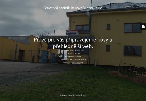 Zobrazit webové stránky Stavební podnik spol. s.r.o.
