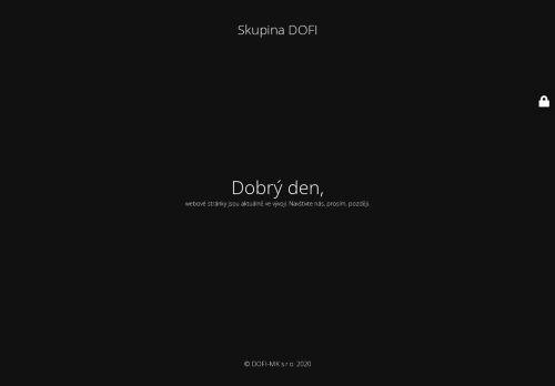 Webové stránky DOFI-MK, s.r.o., Rokycany