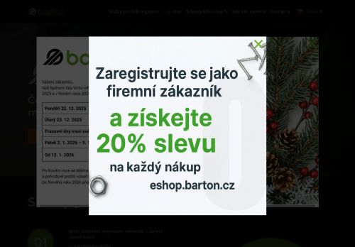 BARTON Market servis, s.r.o. nabízí práci na pozici OBCHODNÍ ZÁSTUPCE v obci Nymburk