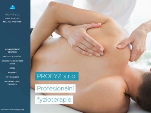 PROFYZ s.r.o., Fyzioterapeutická ordinace Brandýs nad Labem-Stará Boleslav