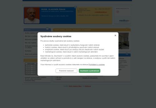 Zobrazit webové stránky Chirurgická ambulance a radiodiagnostika - MUDr. Vladimír Šibor