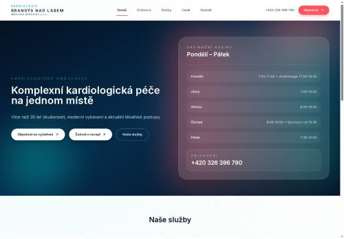 Zobrazit webové stránky Kardiologická a interní ambulance - MUDr. Jiří Krupička, Ph.D.