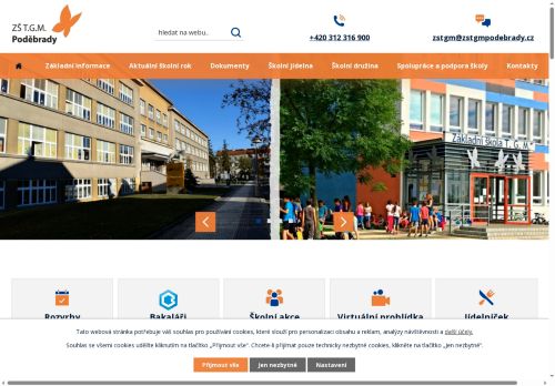 Základní škola T.G.Masaryka Poděbrady, Školní 556, Okres Nymburk nabízí práci na pozici KUCHAŘ/KA ŠKOLNÍ JÍDELNY v obci Poděbrady