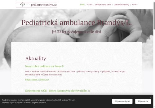 Zobrazit webové stránky Pediatrická ambulance Brandýs/L.  - MUDr. Eva Vitoušová