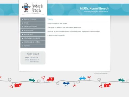 Pediatrie Brosch - MUDr. Kornel Brosch
