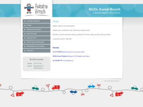 Pediatrie Brosch - MUDr. Kornel Brosch