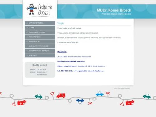 Pediatrie Brosch - MUDr. Kornel Brosch