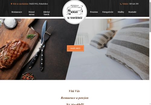Zobrazit webové stránky Restaurace U Vavříků