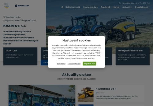 KVARTO s.r.o. nabízí práci na pozici Servisní technik/čka v obci Bystřice
