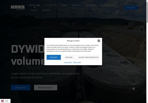 Zobrazit webové stránky H.A.N.S. stavby, a.s.