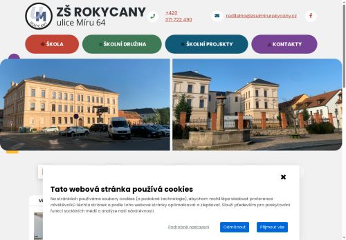 Zobrazit webové stránky Základní škola Rokycany, ul. Míru 64