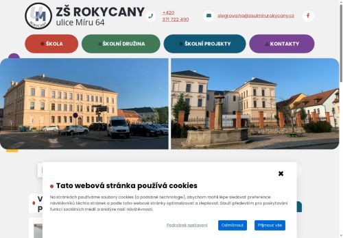 Zobrazit webové stránky Základní škola Rokycany, ul. Míru 64