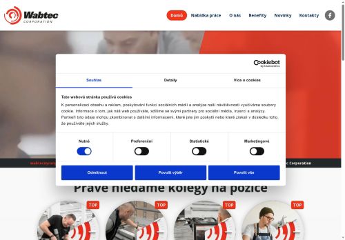 Faiveley Transport Plzeň s.r.o. nabízí práci na pozici CNC operátor/ka v obci Přehýšov