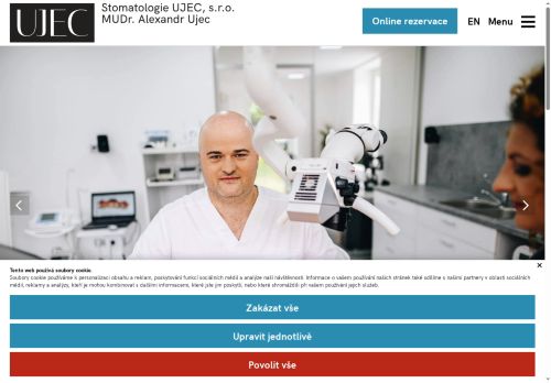 Zobrazit webové stránky Stomatologie UJEC - MUDr. Alexandr Ujec