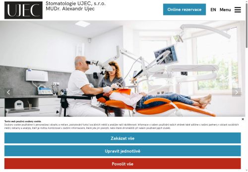 Zobrazit webové stránky Stomatologie UJEC - MUDr. Alexandr Ujec