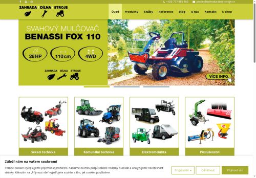 Zahrada-Dílna-Stroje s.r.o. nabízí práci na pozici servisní technik v obci Dobřany