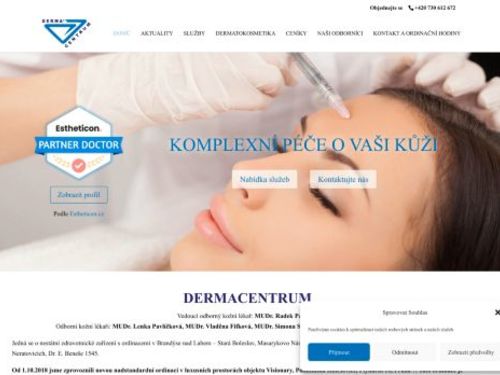 Dermacentrum Brandýs nad Labem-Stará Boleslav - MUDr. Radek Pavlíček, MUDr. Simona Dudková