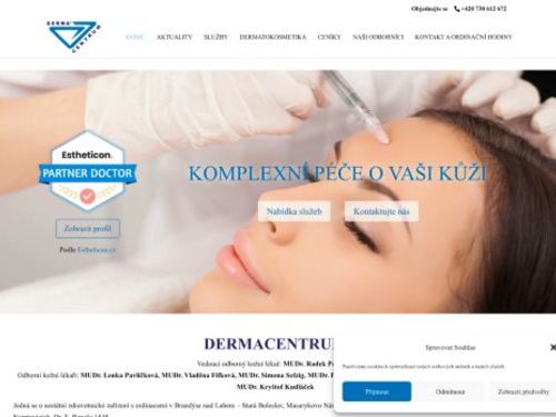 Kožní ordinace - Dermacentrum Říčany - MUDr. Radek Pavlíček, MUDr. Vladěna Fifková