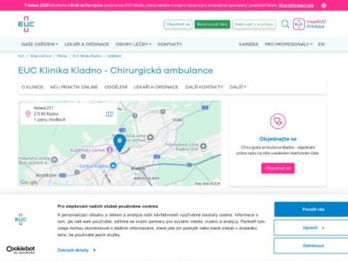 Chirurgická ambulance - EUC Klinika Kladno