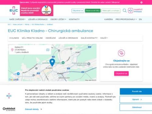 Chirurgická ambulance - EUC Klinika Kladno